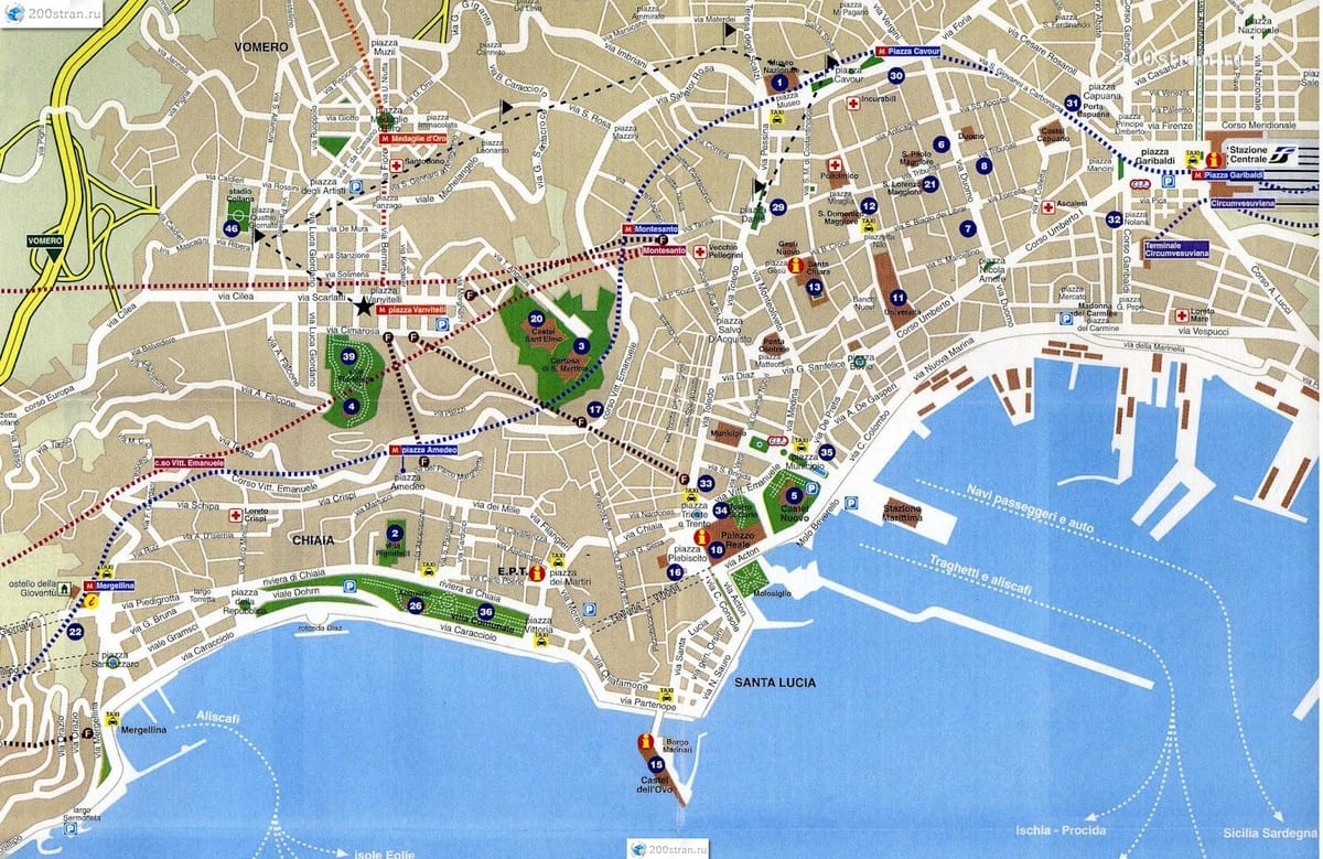 neapolis miesto žemėlapis