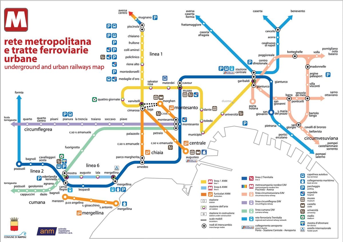 neapolis miesto žemėlapis