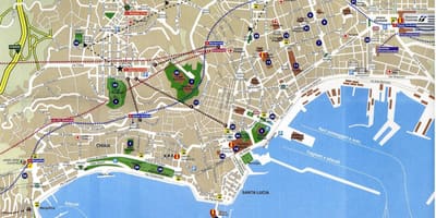 Neapolis miesto žemėlapis