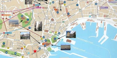 Neapolis, italija kruizinio uosto žemėlapis